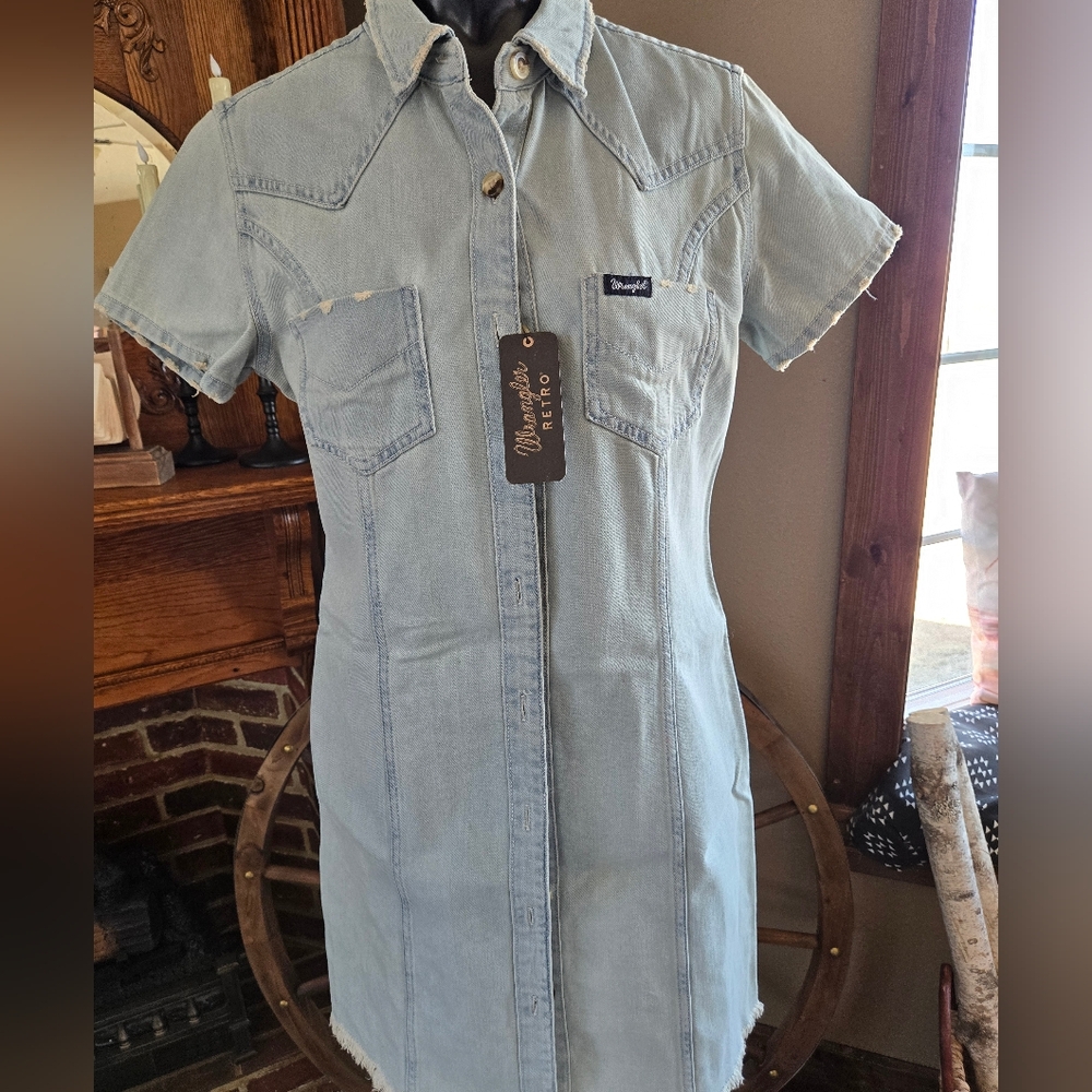 Light Blue Denim Dress